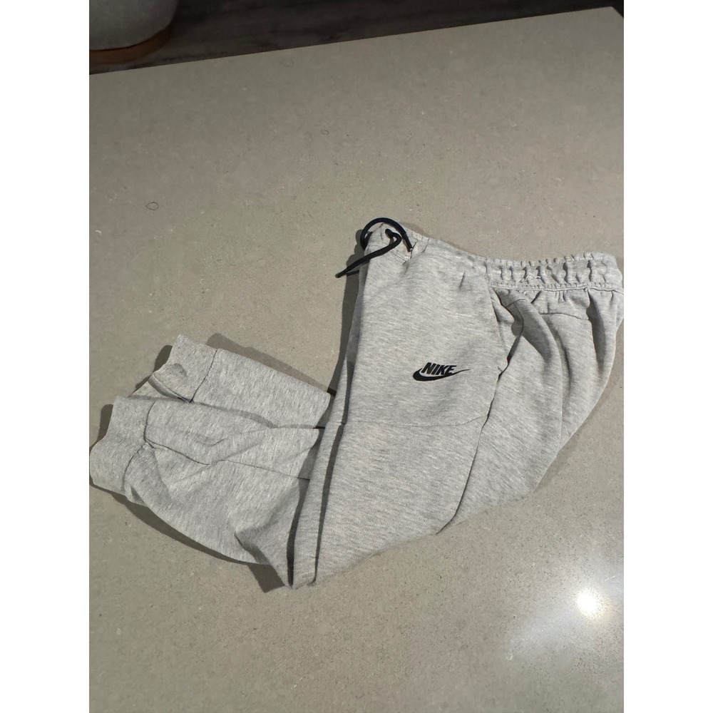 Nike Kids Gray Jogger Sweatpants Drawstring Sportswear XS - Picture 4 of 6
